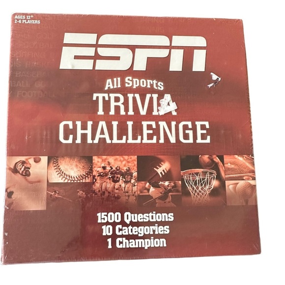 ESPN All Sport Trivia Challenge Board Game Tailgate Edition - Picture 3 of 7